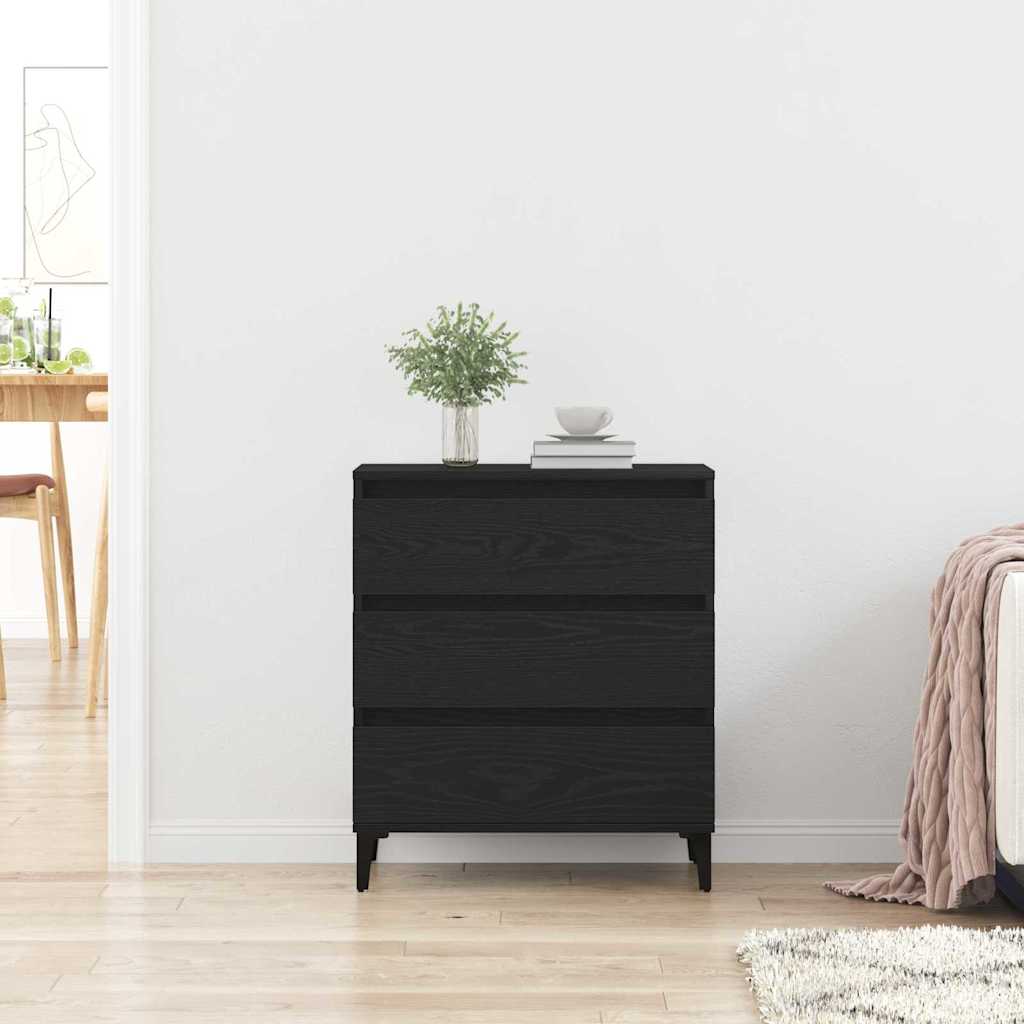 Kreveta s ladicama Crni hrast 60 x 35 x 70 cm Konstruirano drvo