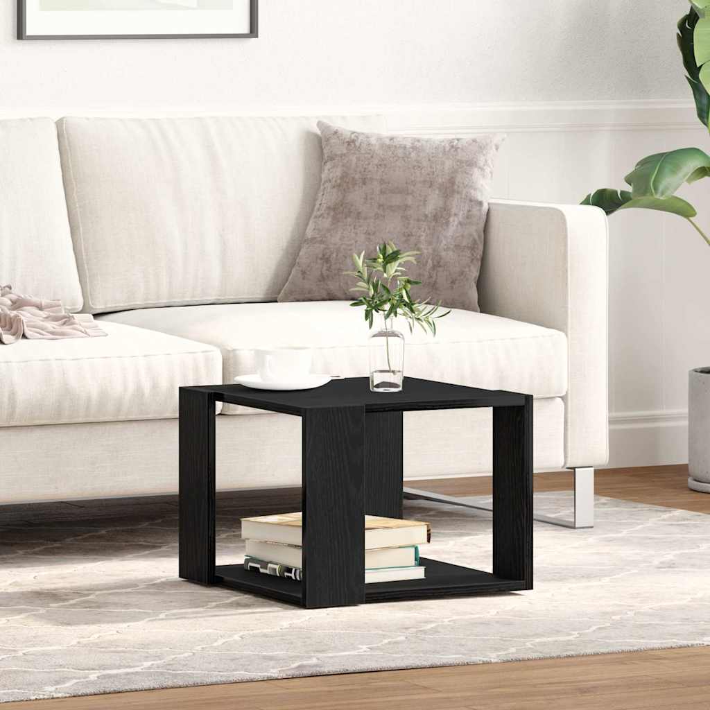 Kava Stol Crni hrast 40 x 40 x 30 cm Konstruirano drvo