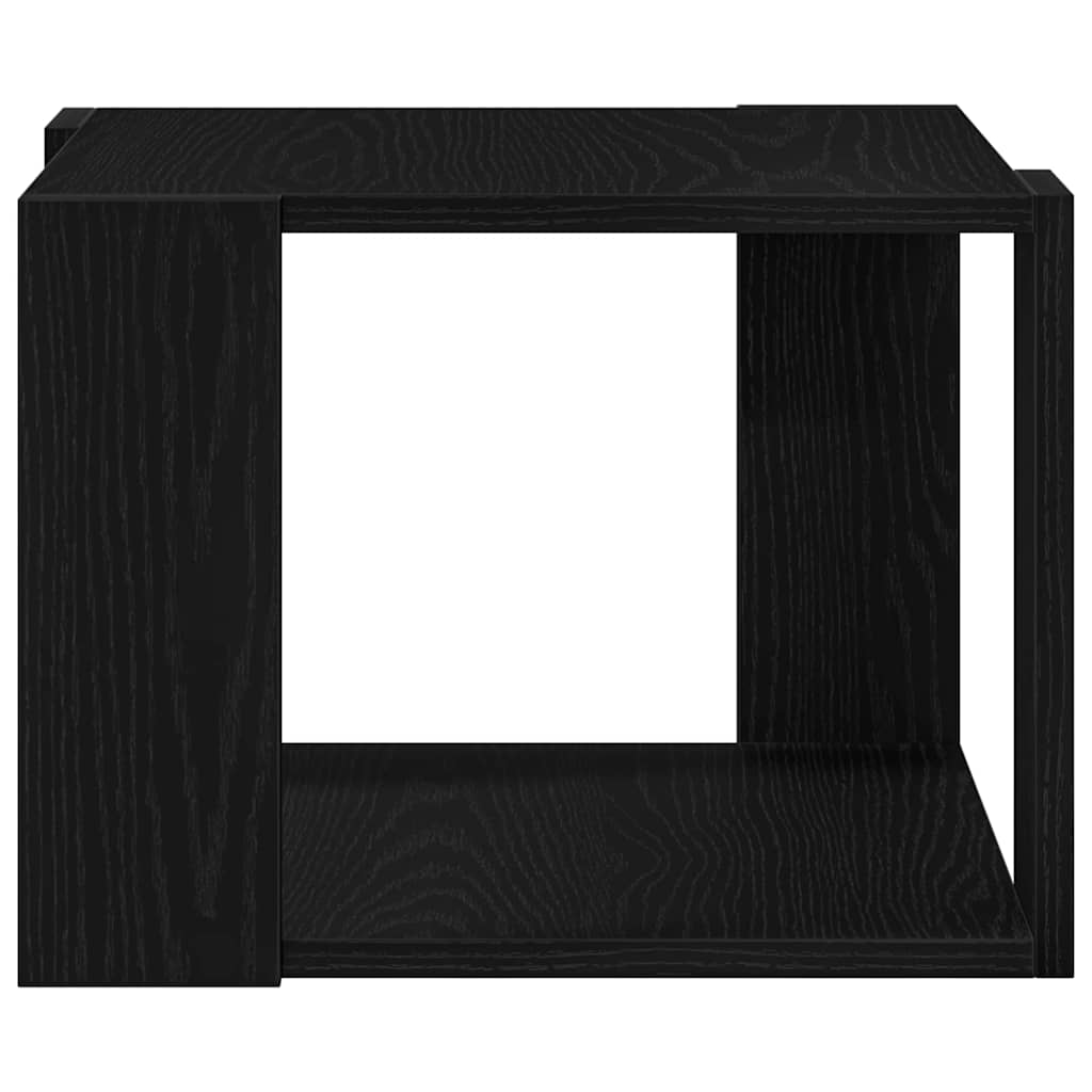 Kava Stol Crni hrast 40 x 40 x 30 cm Konstruirano drvo