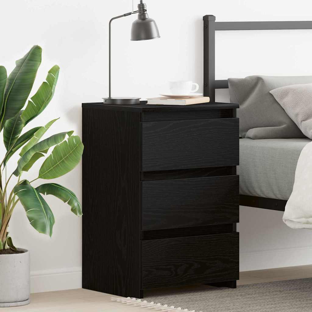Noćni ormar Crni hrast 40 x 35 x 62,5 cm Konstruirano drvo