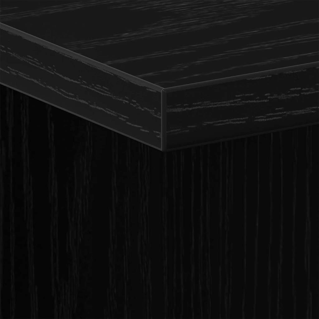 Noćni ormar 2 pcs Crni hrast 35 x 35 x 55 cm Konstruirano drvo