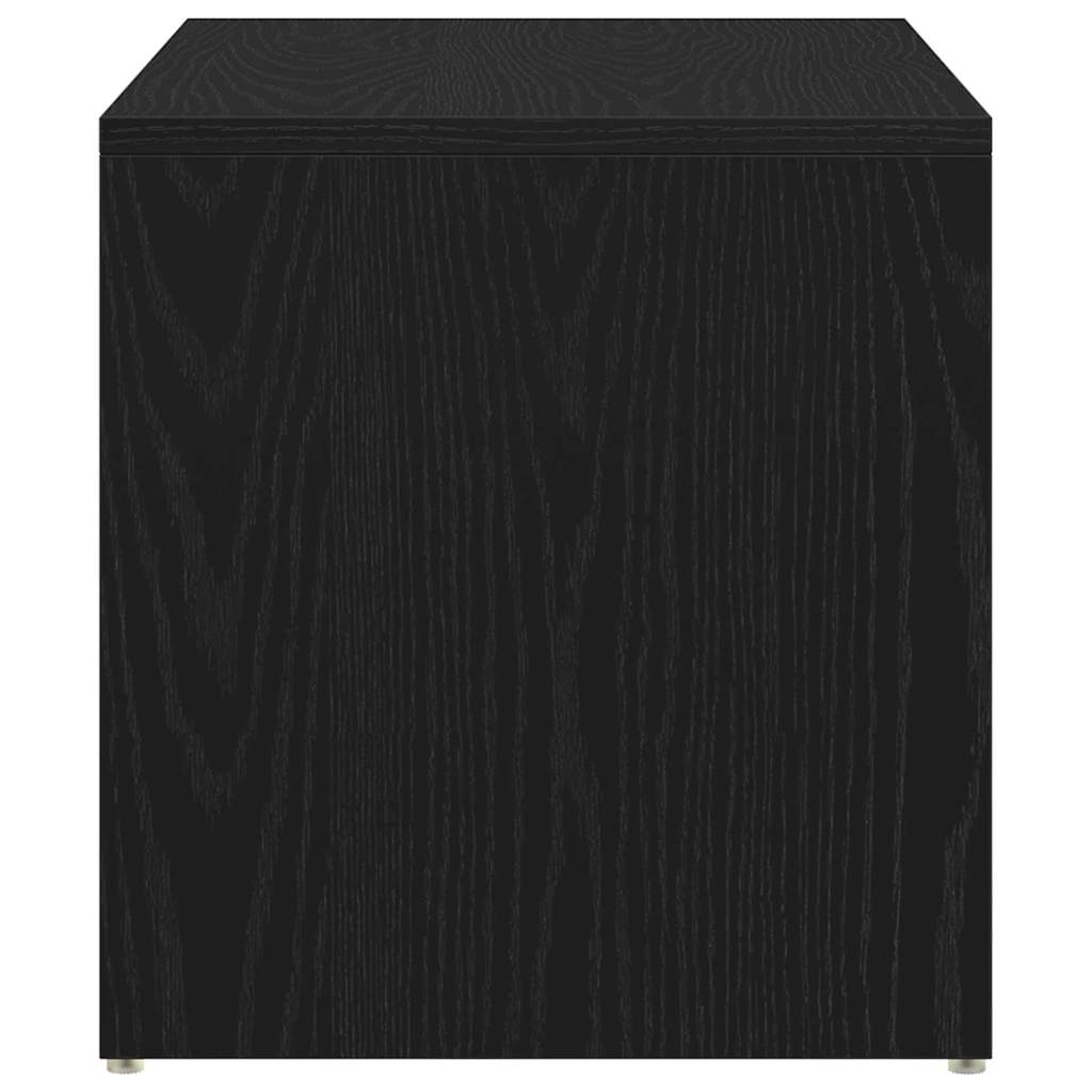 Bocni stol Crni hrast 59 x 36 x 38 cm Konstruirano drvo