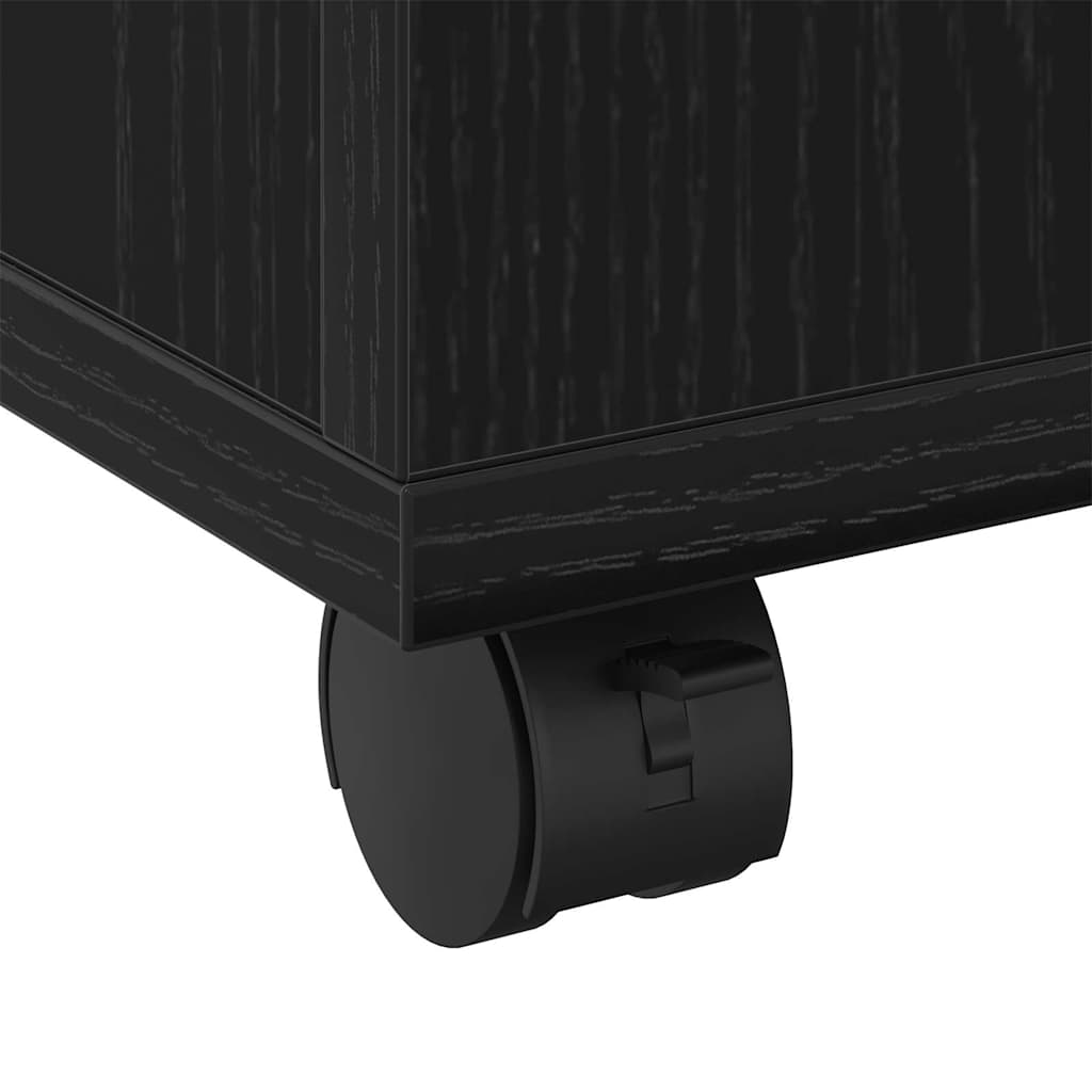 Kava Stol Crni hrast 60 x 60 x 38 cm Konstruirano drvo