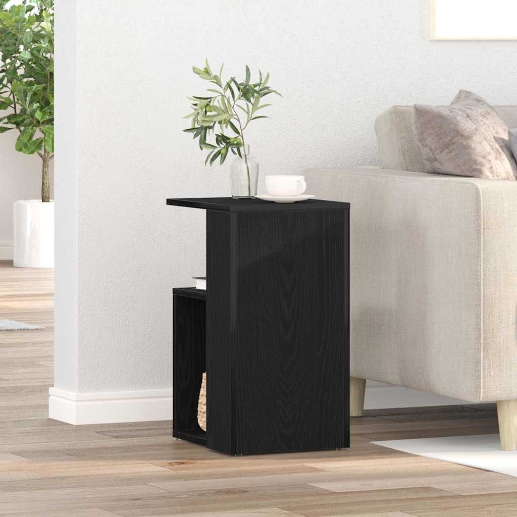 Bocni stol Crni hrast 36 x 30 x 56 cm Konstruirano drvo