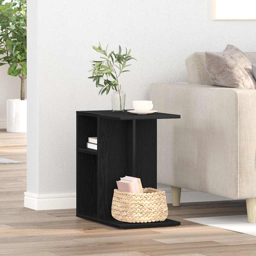 Bocni stol Crni hrast 50 x 30 x 50 cm Konstruirano drvo