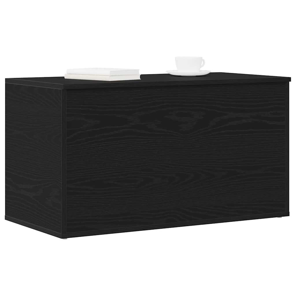 Kutija za spremanje s pohranom Crni hrast 84 x 42 x 46 cm