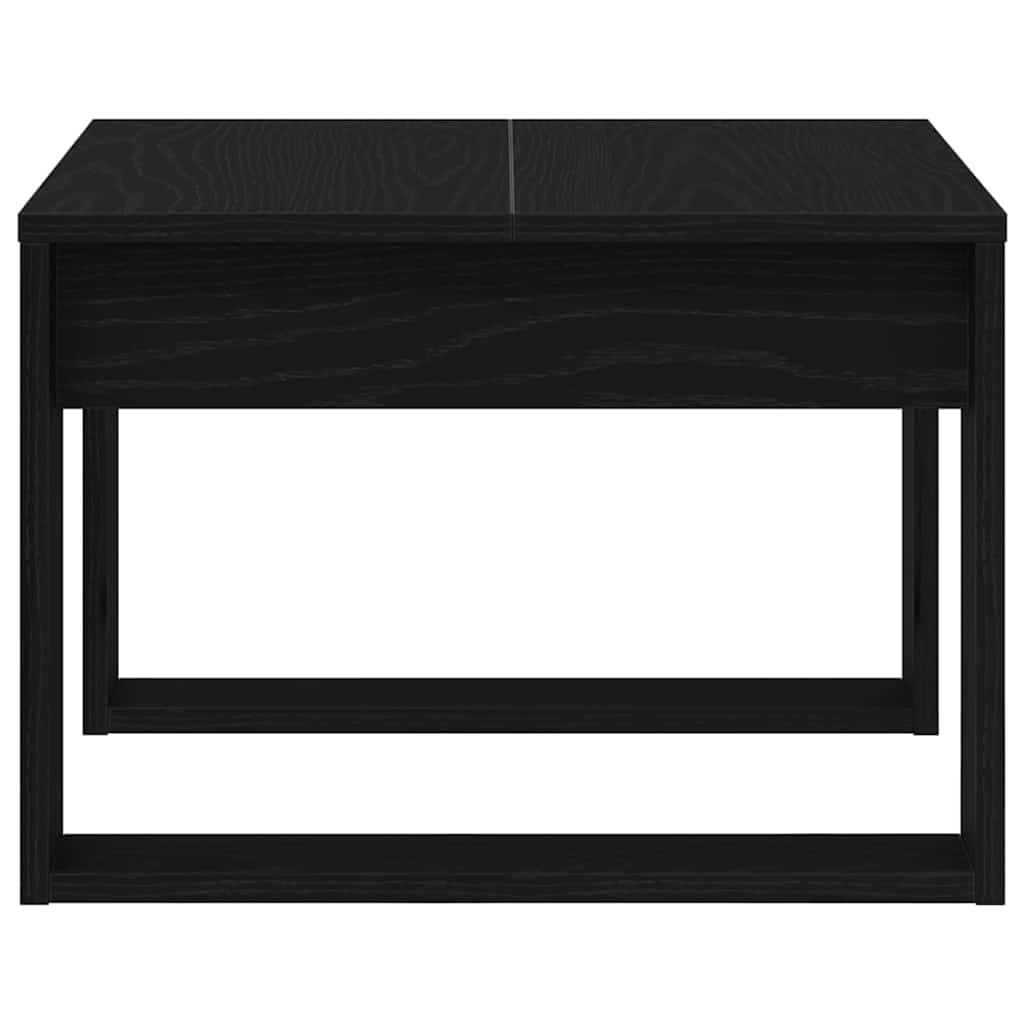 Kava Stol Crni hrast 50 x 50 x 35 cm Konstruirano drvo