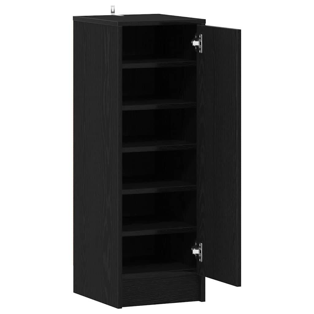 Ormar za cipele Crni hrast 32 x 35 x 92 cm Konstruirano drvo