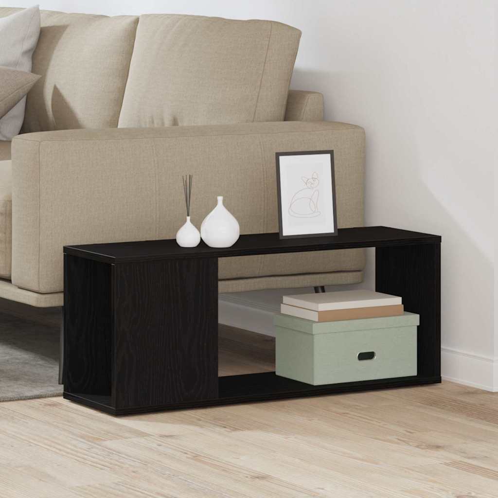 Set TV komoda Crni hrast 80 x 24 x 32 cm Konstruirano drvo