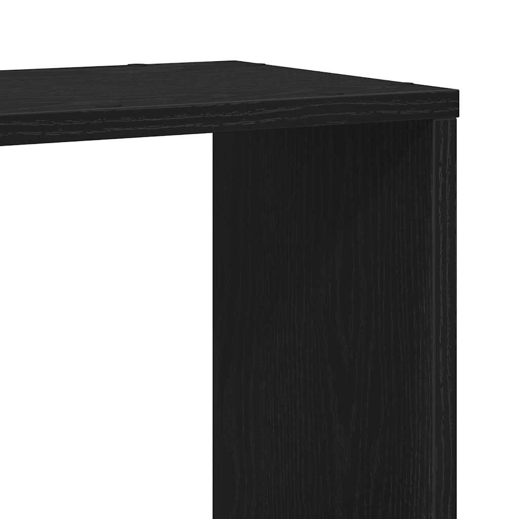 Set TV komoda Crni hrast 80 x 24 x 63 cm Konstruirano drvo
