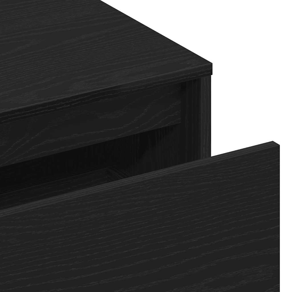 Klupa za hodnik Crni hrast 80 x 40 x 45 cm Konstruirano drvo