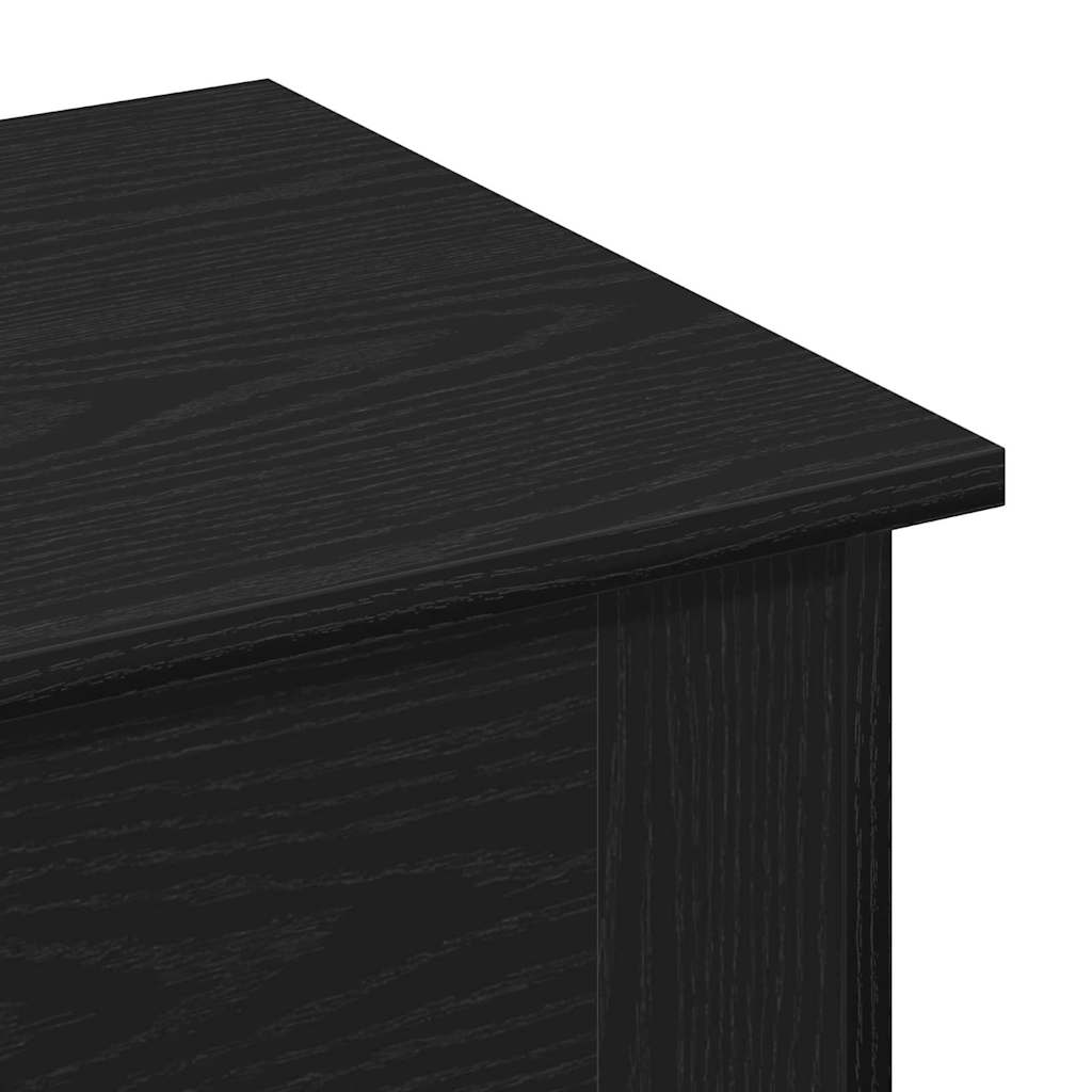 Kava Stol Crni hrast 40 x 40 x 42 cm Konstruirano drvo