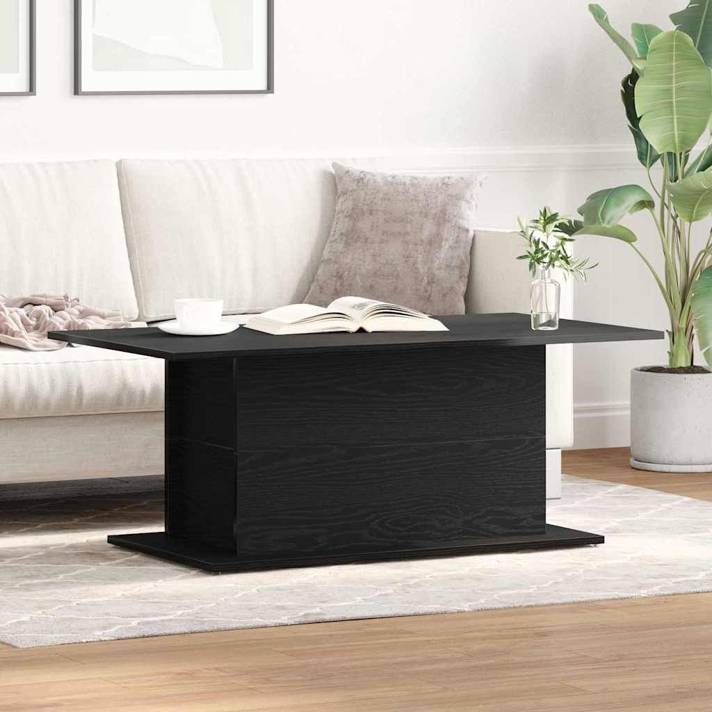 Kava Stol Crni hrast 102 x 55,5 x 40 cm Konstruirano drvo