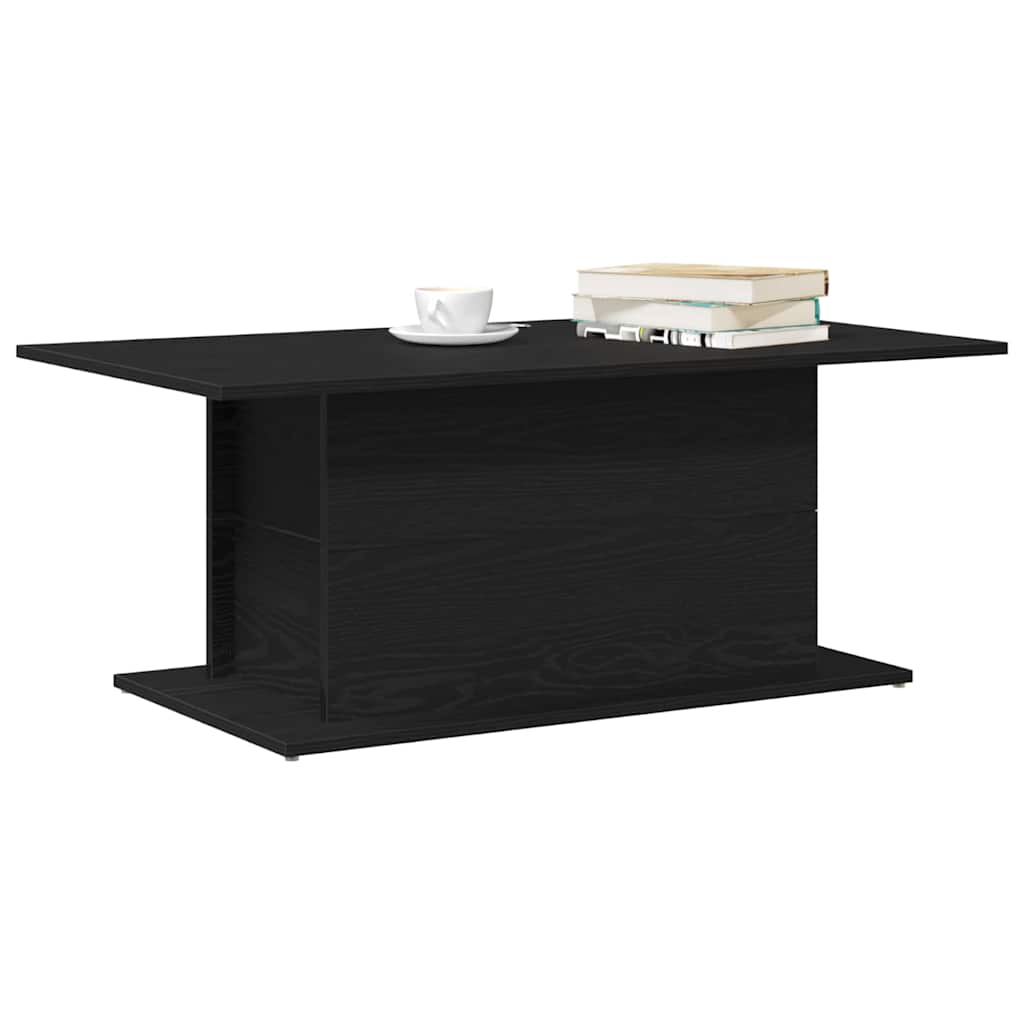 Kava Stol Crni hrast 102 x 55,5 x 40 cm Konstruirano drvo