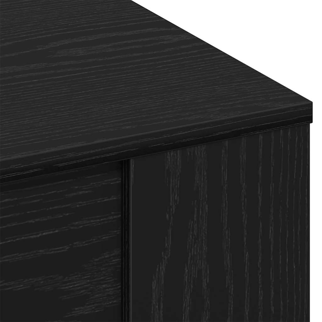 Kava Stol Crni hrast 55,5 x 55 x 45 cm Konstruirano drvo