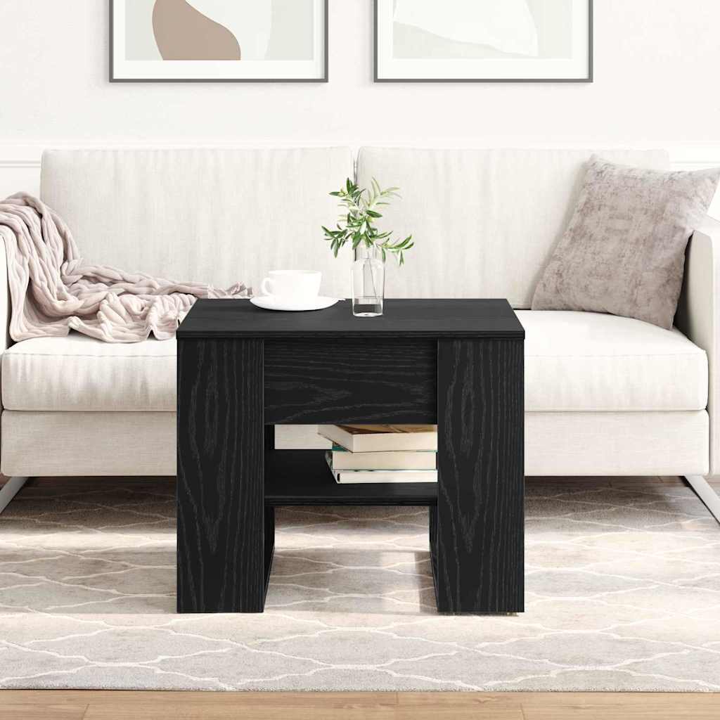 Kava Stol Crni hrast 55,5 x 55 x 45 cm Konstruirano drvo
