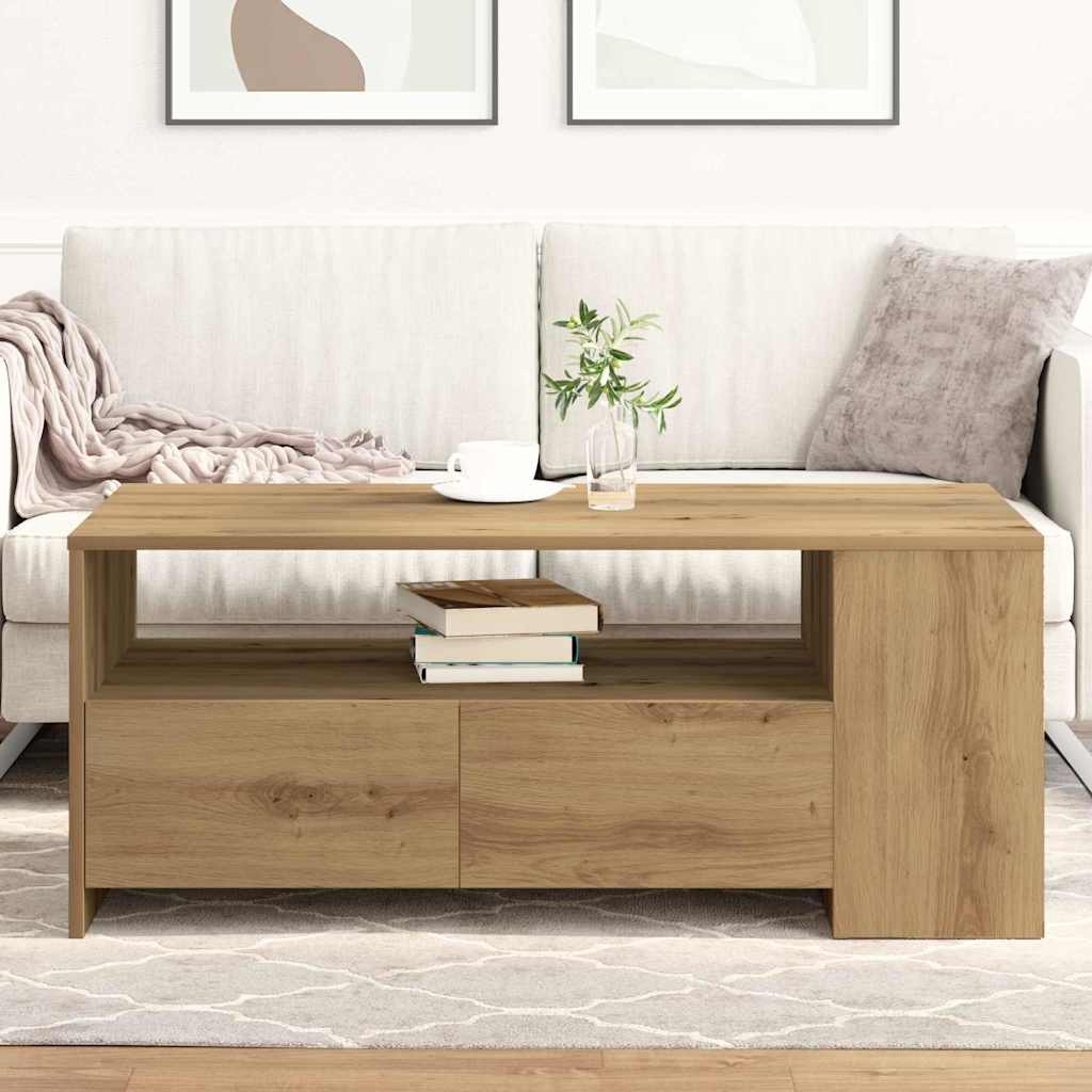 Kava Stol Umjetnički hrast 102 x 55 x 43,5 cm Konstruirano drvo