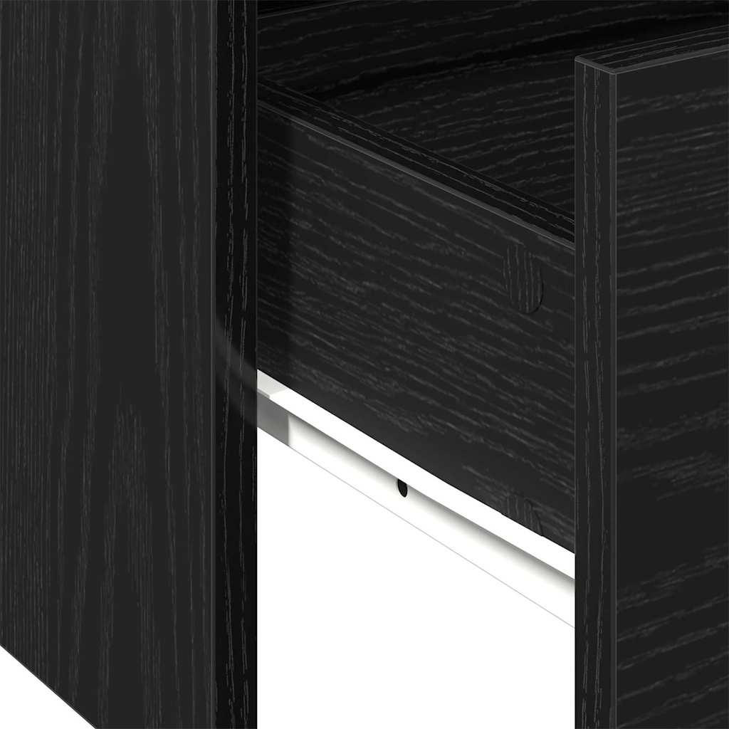 Kava Stol Crni hrast 102 x 55 x 43,5 cm Konstruirano drvo