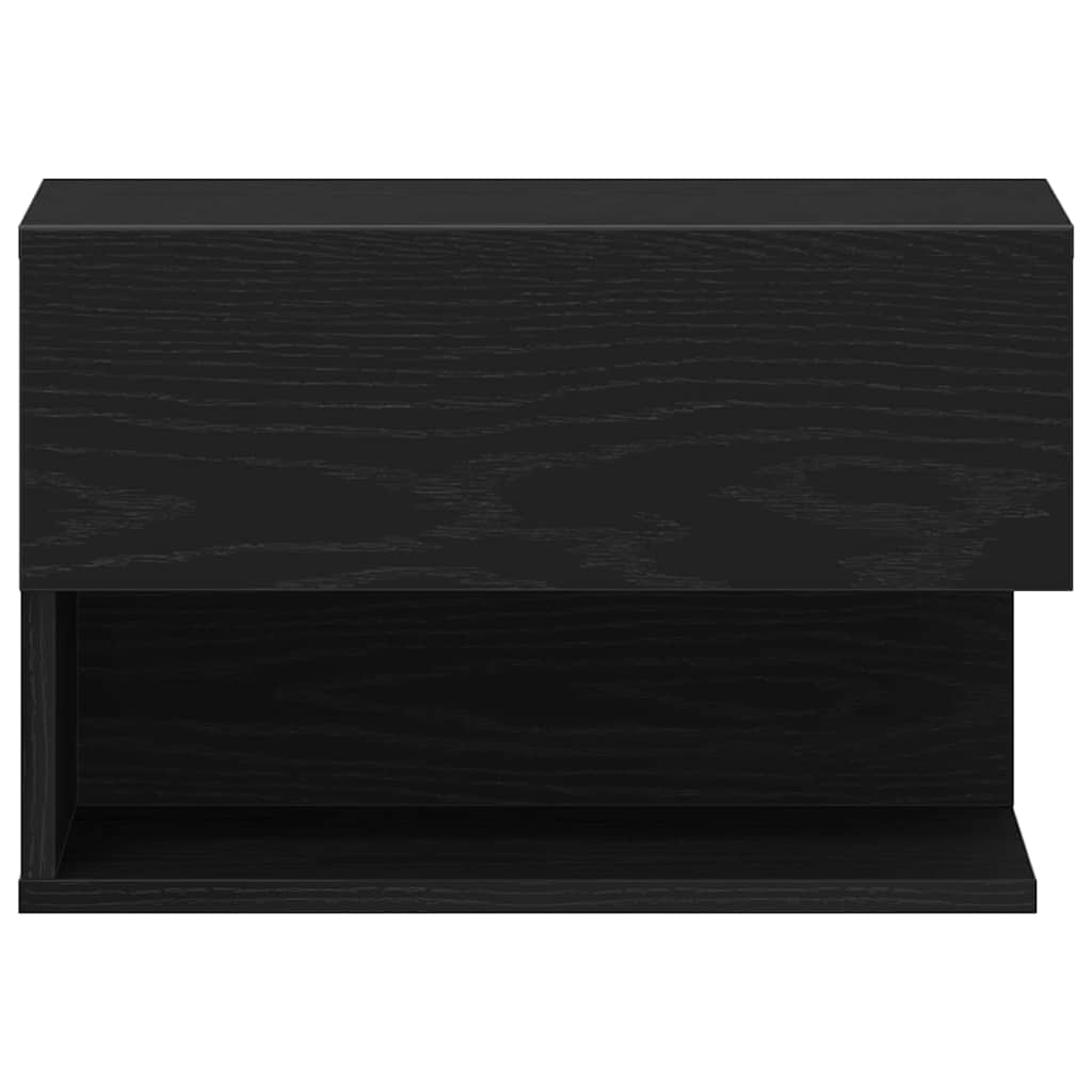Noćni ormar Crni hrast 46 x 30 x 30 cm Konstruirano drvo