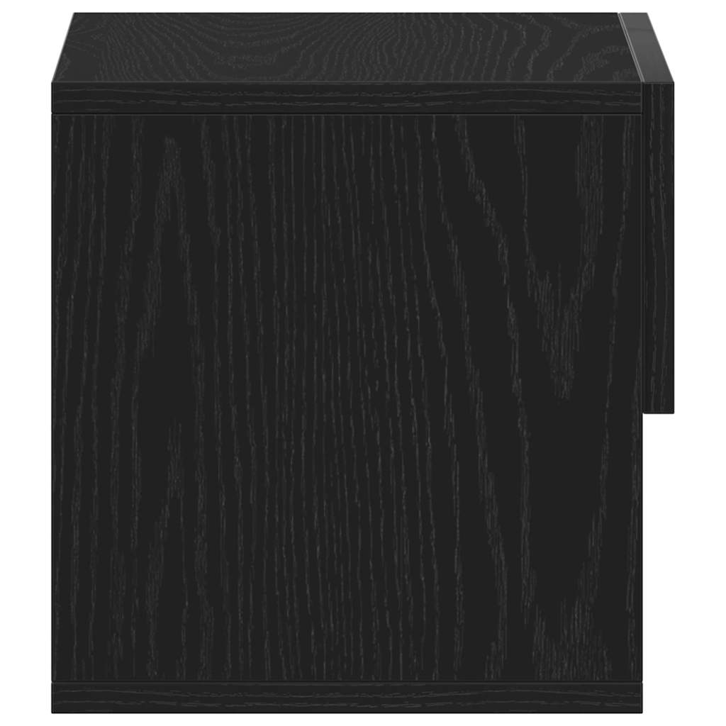 Noćni ormar Crni hrast 46 x 30 x 30 cm Konstruirano drvo