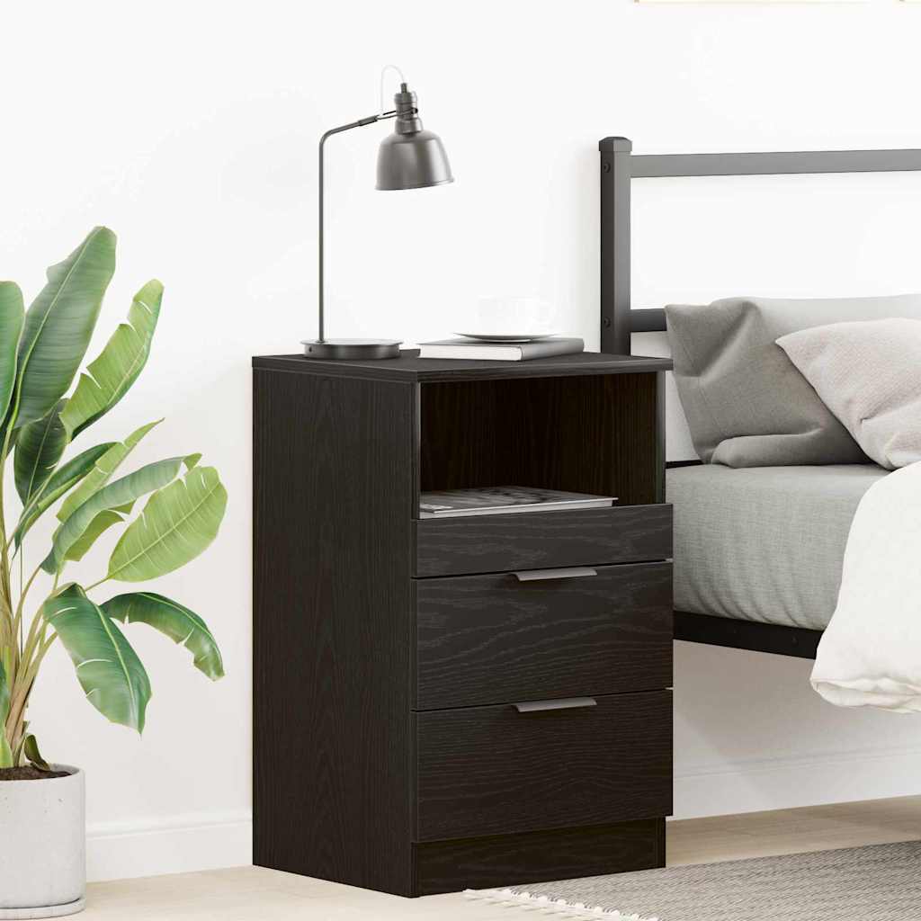 Noćni ormar Crni hrast 40 x 35 x 65 cm Konstruirano drvo