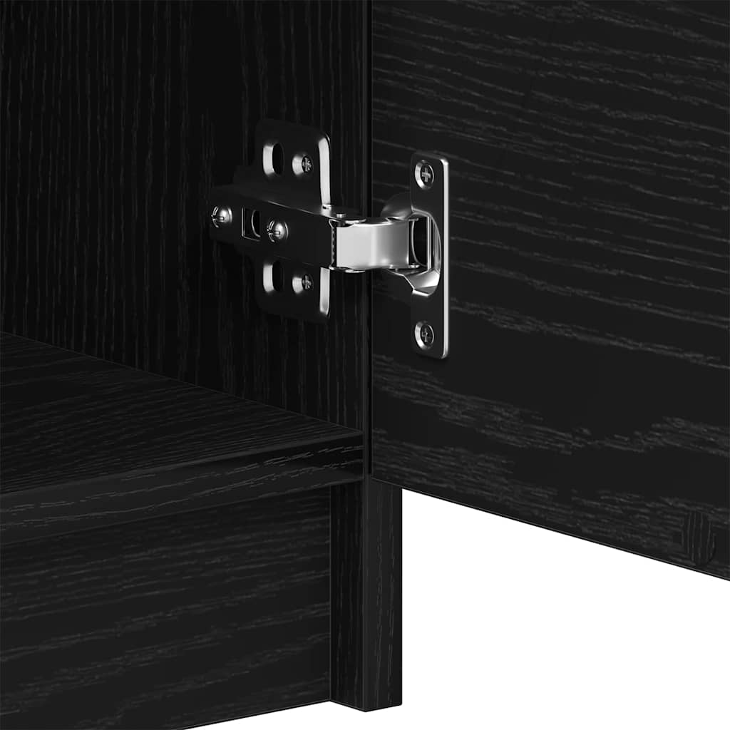 Kava Stol Crni hrast 50 x 50 x 36 cm Konstruirano drvo