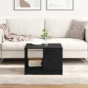 Kava Stol Crni hrast 50 x 50 x 36 cm Konstruirano drvo