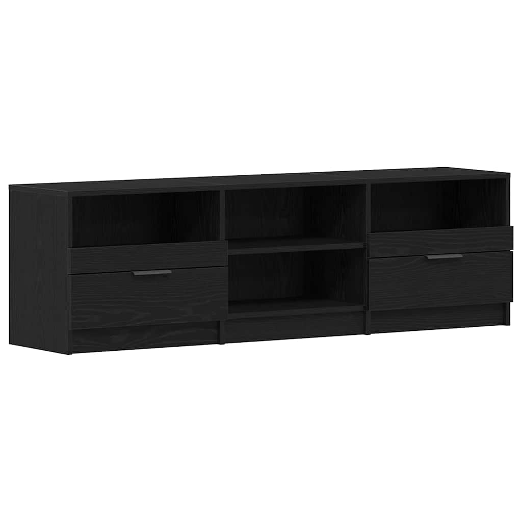 TV ormar Crni hrast 150 x 33,5 x 45 cm Konstruirano drvo