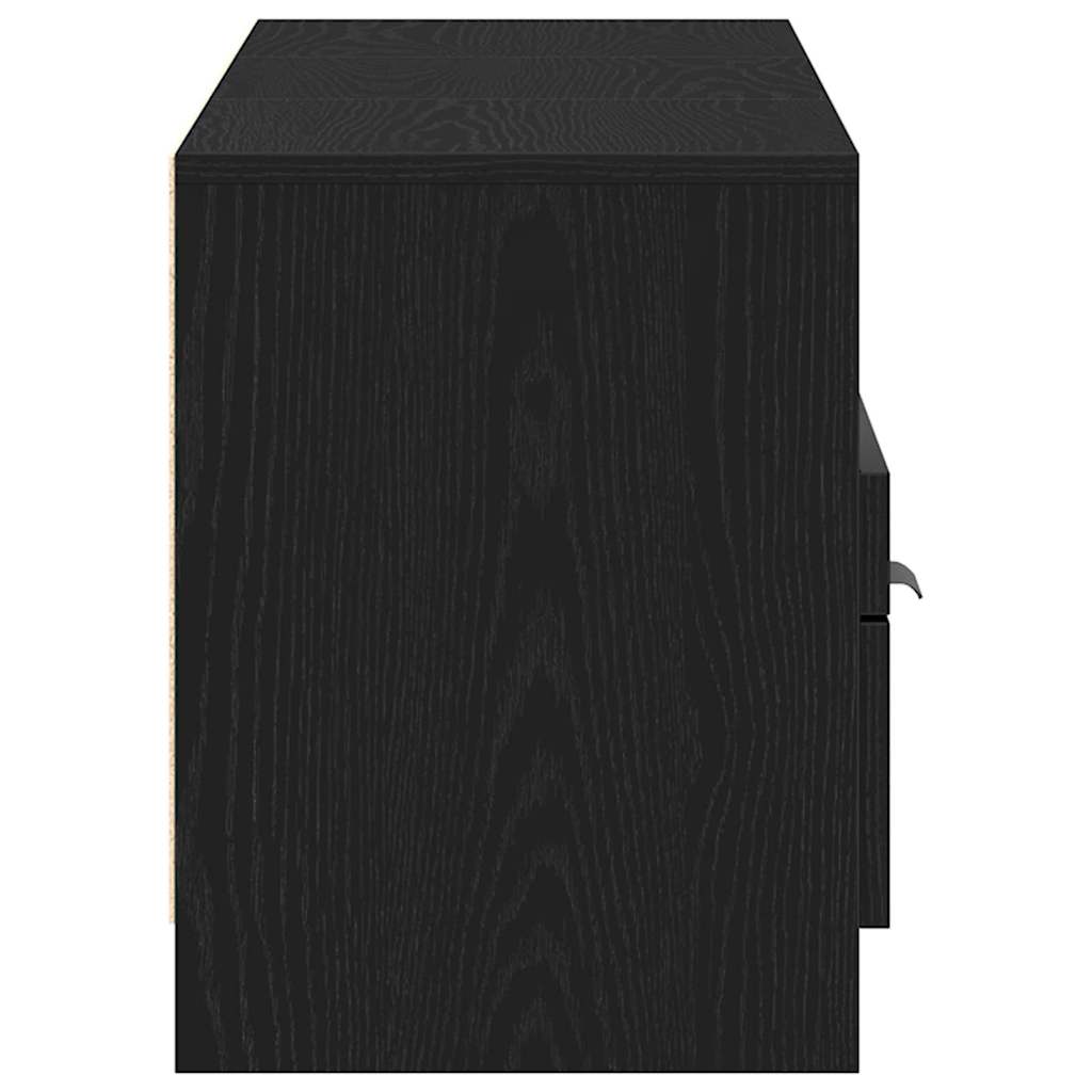 TV ormar Crni hrast 150 x 33,5 x 45 cm Konstruirano drvo