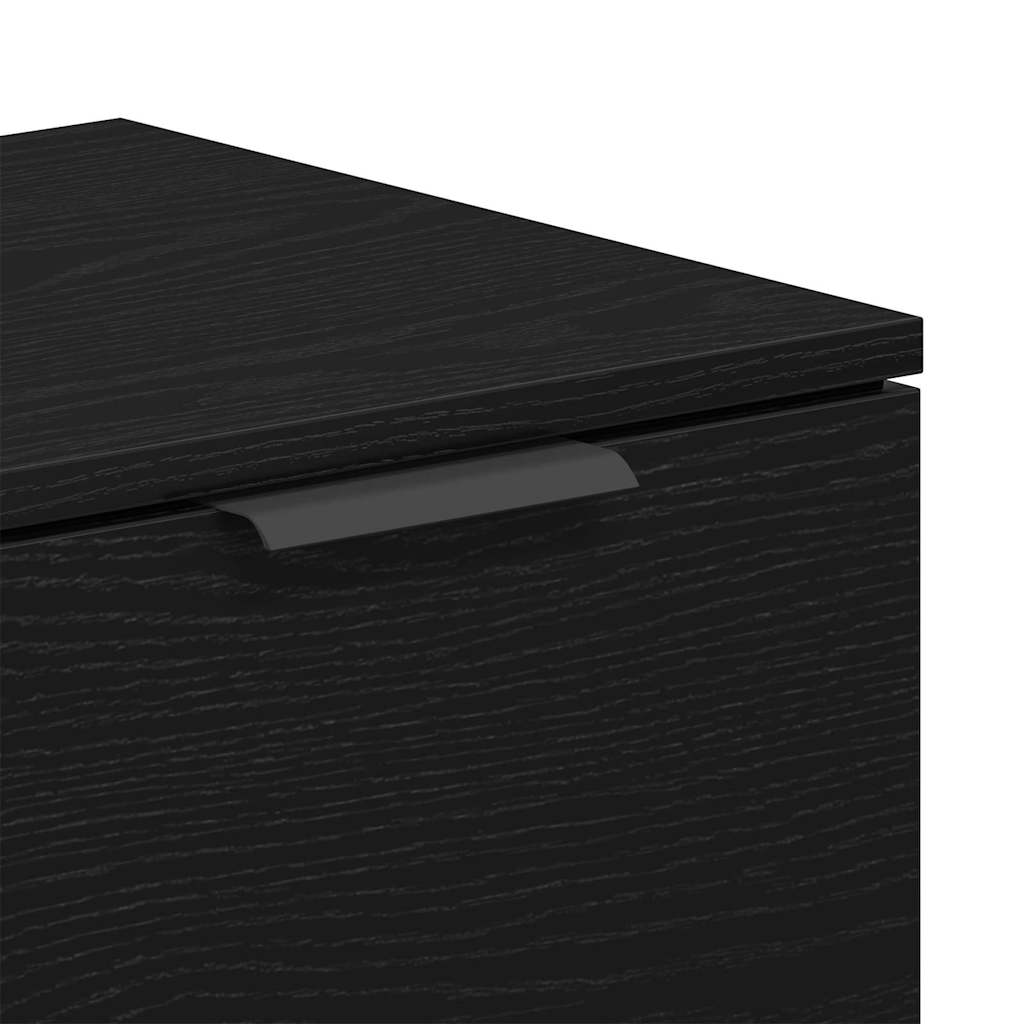 TV ormar Crni hrast 102 x 32 x 35.5 cm Konstruirano drvo