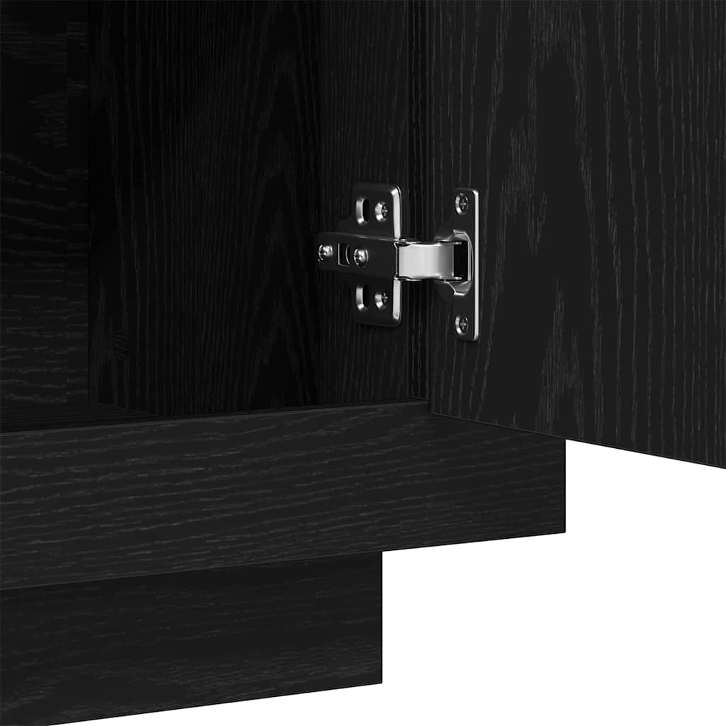 Kreveta Crni hrast 80 x 40 x 75 cm Konstruirano drvo