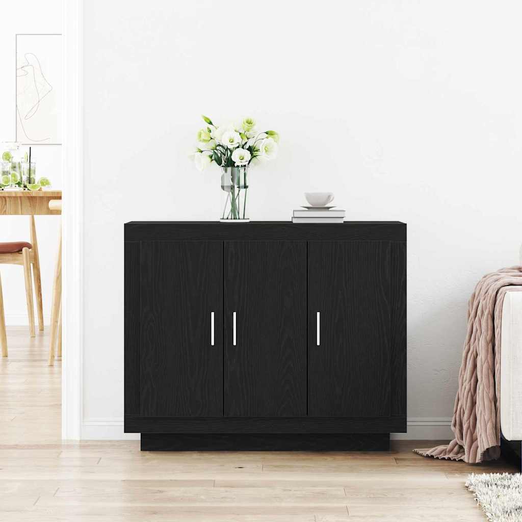Kreveta Crni hrast 92 x 35 x 75 cm Konstruirano drvo