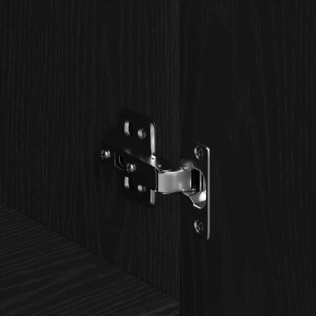 Highboard Crni hrast 70 x 31 x 115 cm Konstruirano drvo
