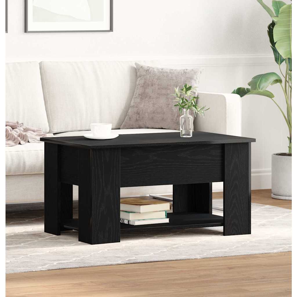 Kava Stol Crni hrast 79 x 49 x 41 cm Konstruirano drvo