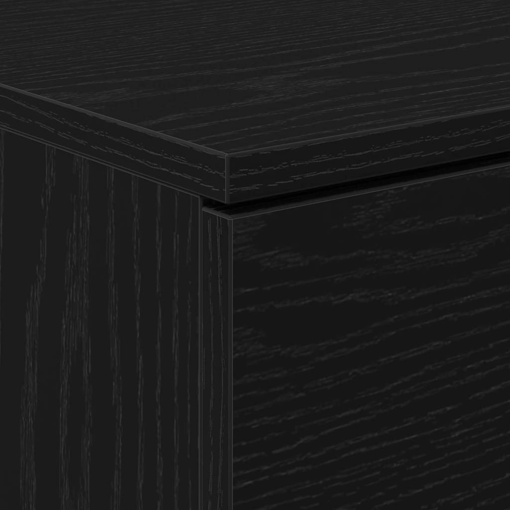 Noćni ormar Crni hrast 40 x 65 x 65 cm Konstruirano drvo