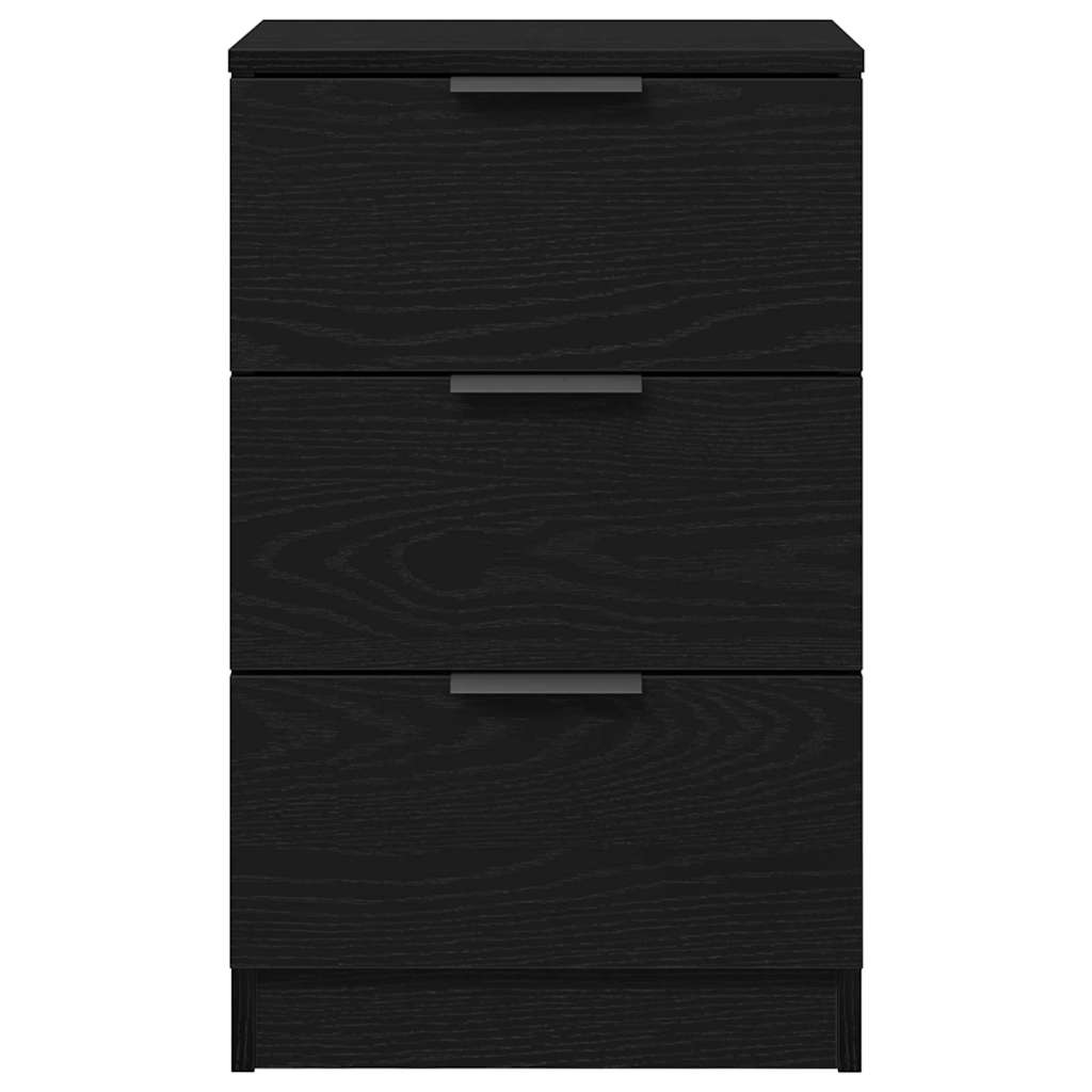 Noćni ormar Crni hrast 40 x 65 x 65 cm Konstruirano drvo