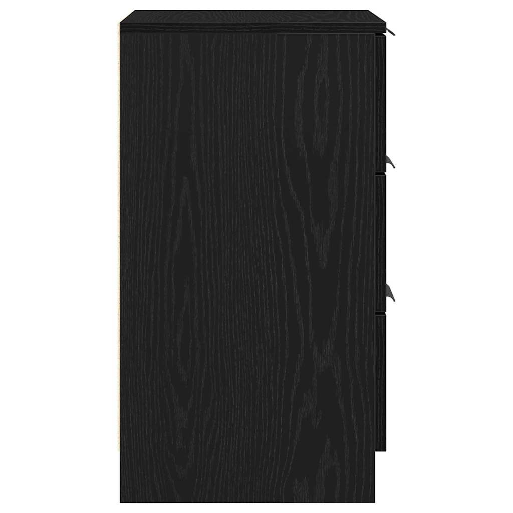 Noćni ormar Crni hrast 40 x 65 x 65 cm Konstruirano drvo