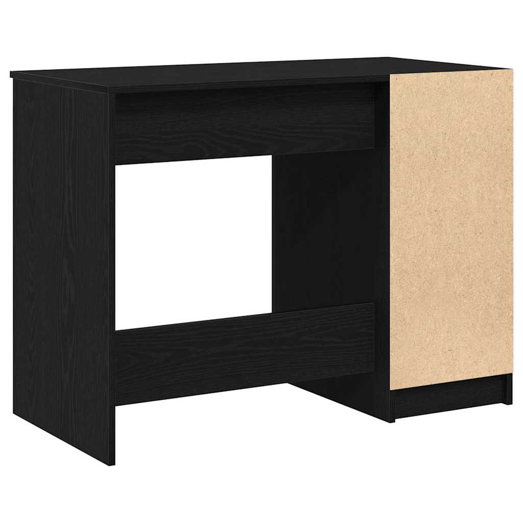 Stol s ladicama Crni hrast 100 x 50 x 75 cm Konstruirano drvo