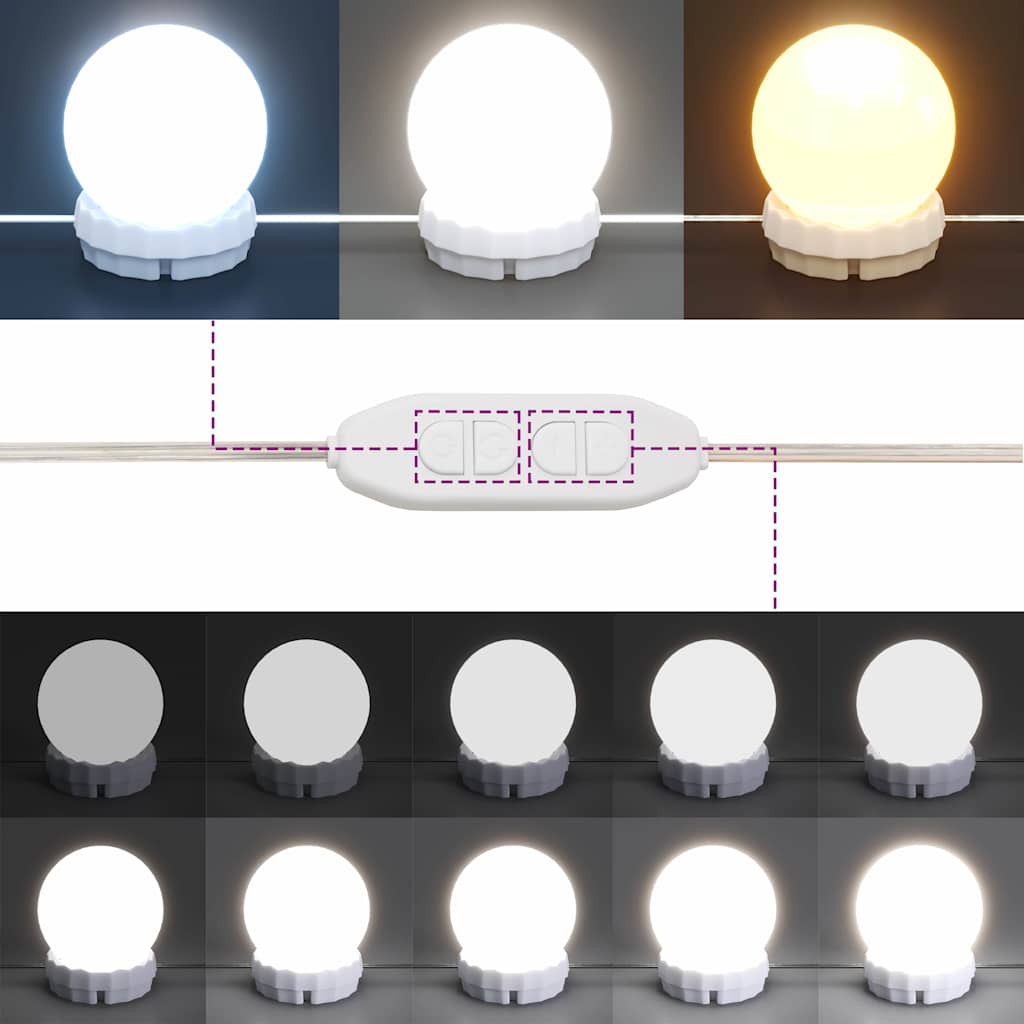 Toaletni stol Crni hrast 60 x 40 x 140 cm Konstruirano drvo