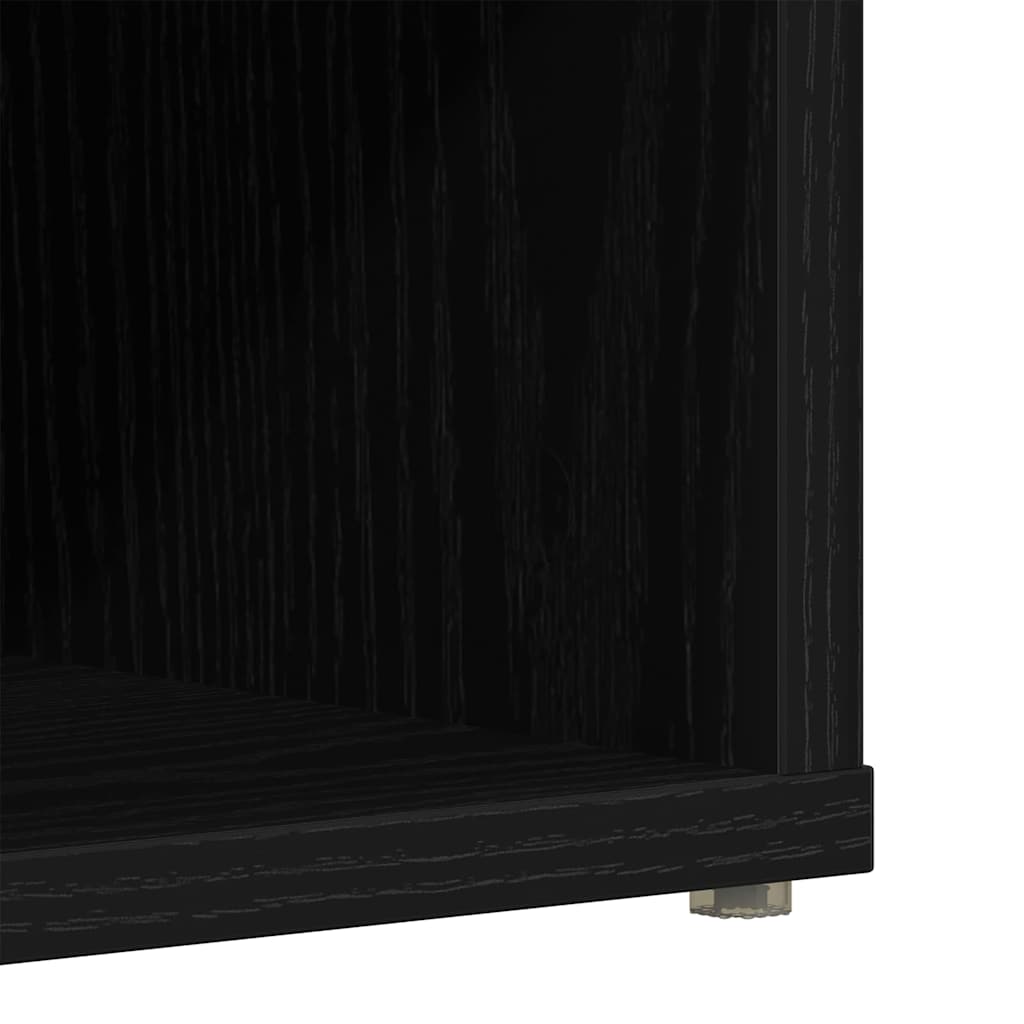 Ormar za cipele s policom 2 pcs Crni hrast 52 x 30 x 50,5 cm