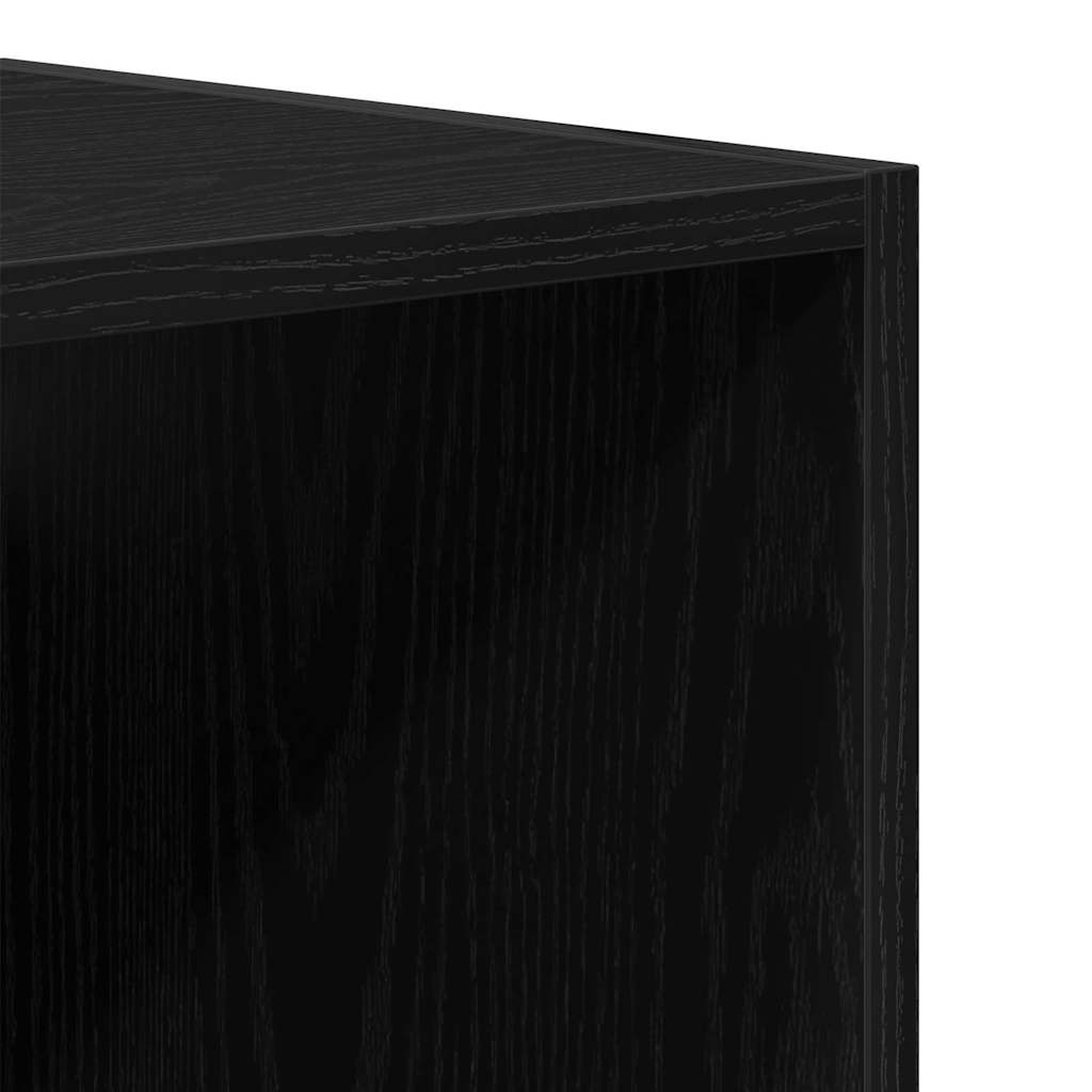 Viseci zidni kabinet Zidne Crni hrast 69,5 x 32,5 x 90 cm