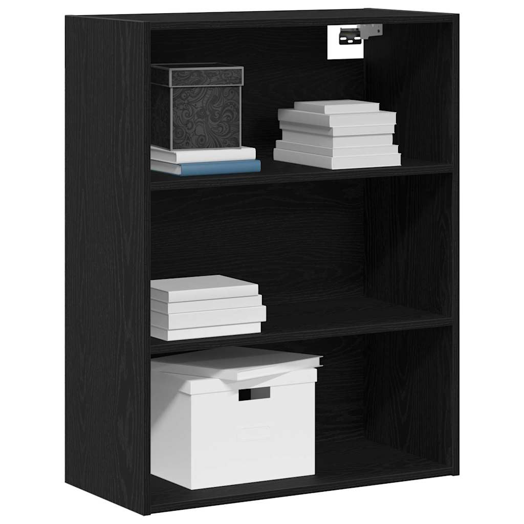 Viseci zidni kabinet Zidne Crni hrast 69,5 x 32,5 x 90 cm