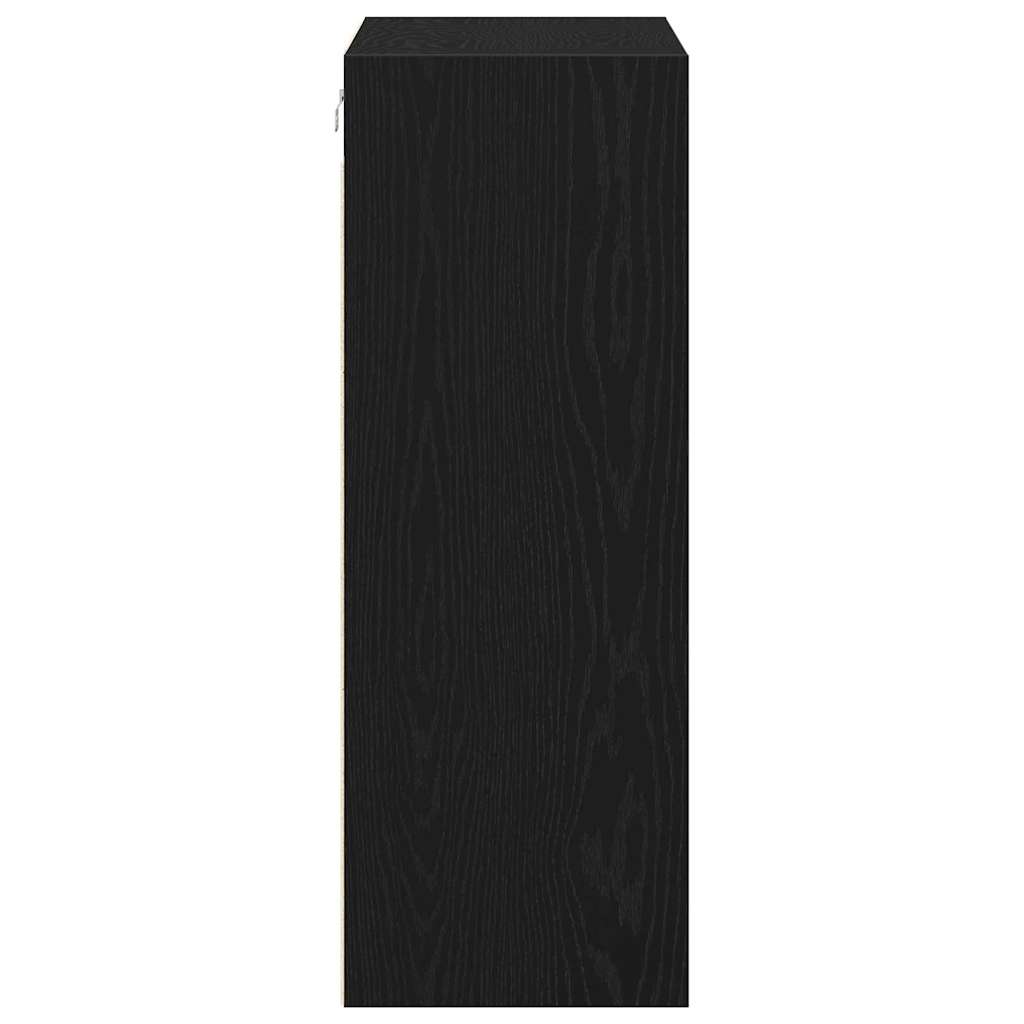 Viseci zidni kabinet Zidne Crni hrast 69,5 x 32,5 x 90 cm