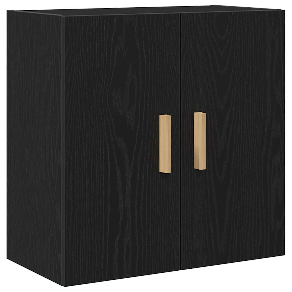 Ormar za Zid Zidne Crni hrast 60 x 30 x 60 cm Konstruirano drvo