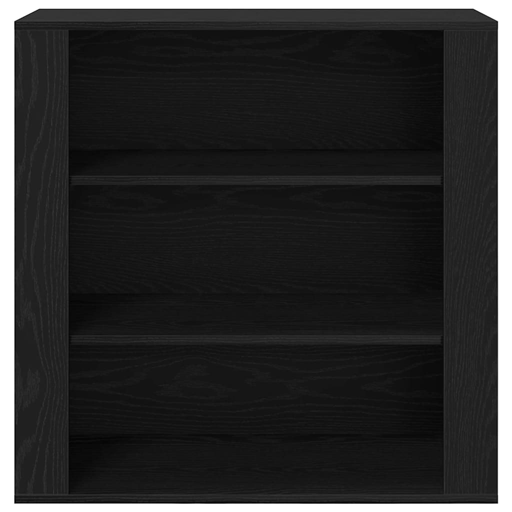 Ormar za Zid Zidne Crni hrast 80 x 33 x 80 cm Konstruirano drvo