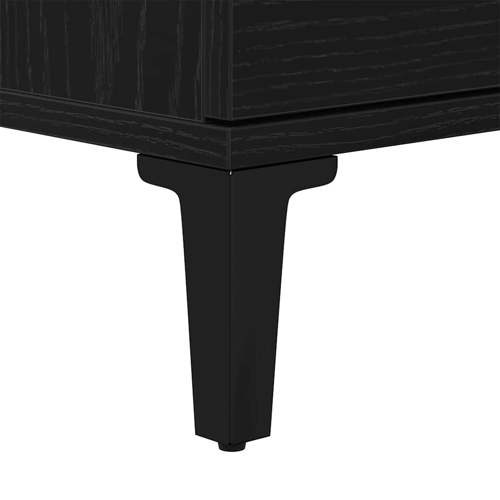 Kupaonski ormarić za sudoper Crni hrast 80 x 33 x 60 cm