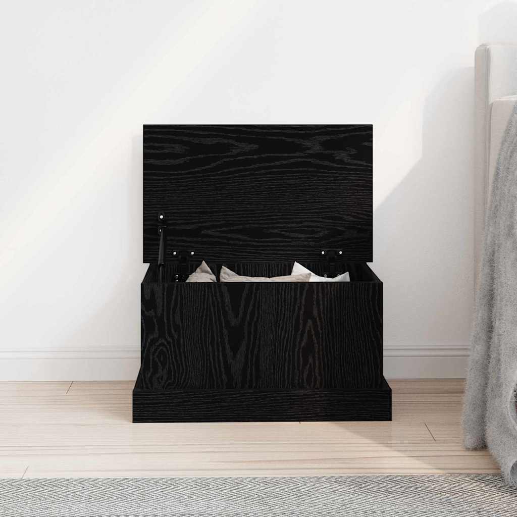 Kutija za spremanje s pohranom Crni hrast 50 x 30 x 28 cm
