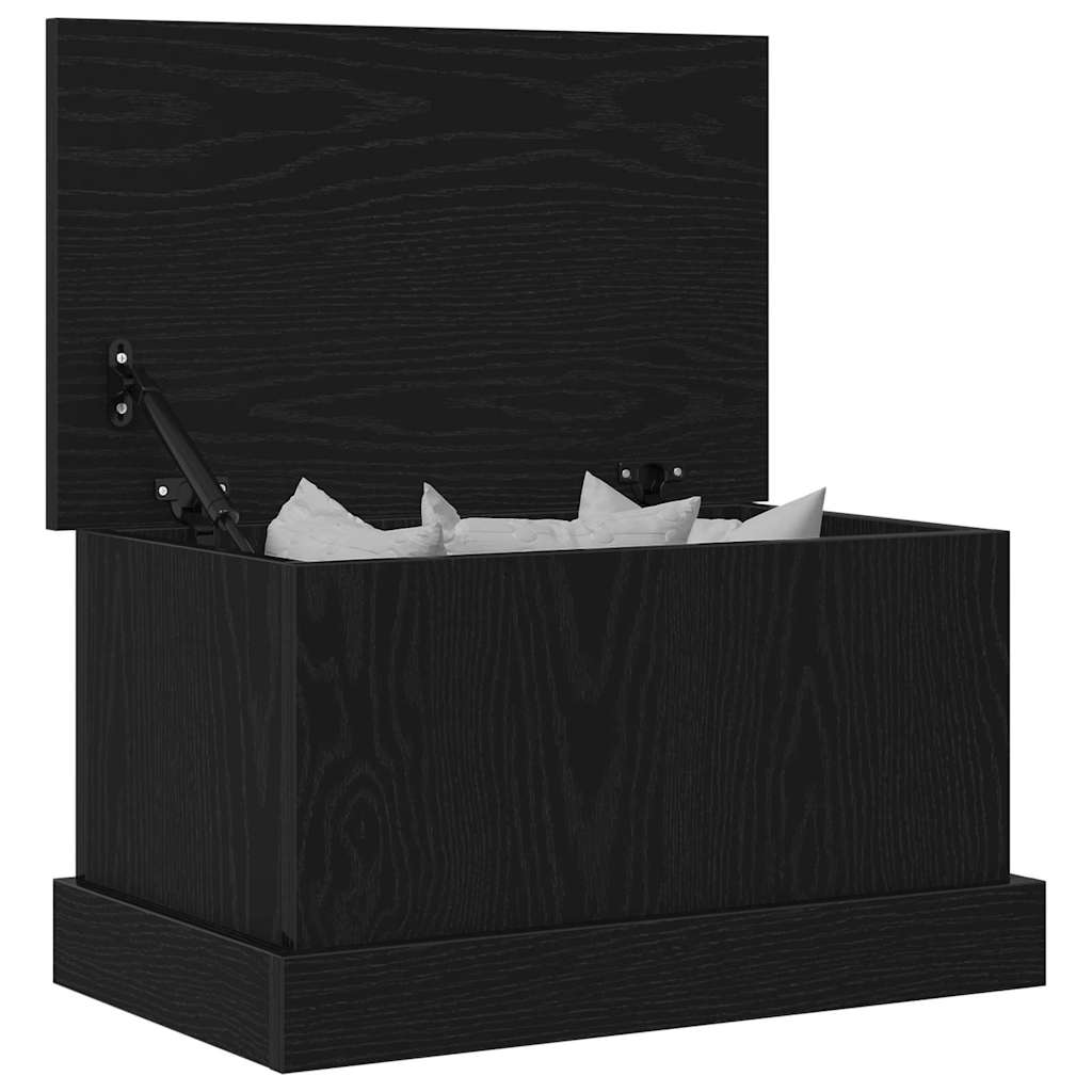 Kutija za spremanje s pohranom Crni hrast 50 x 30 x 28 cm