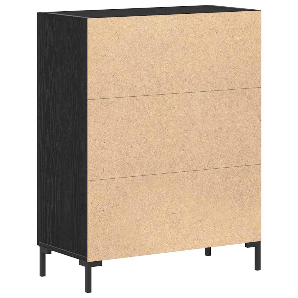 Kreveta Crni hrast 69,5 x 34 x 90 cm Konstruirano drvo