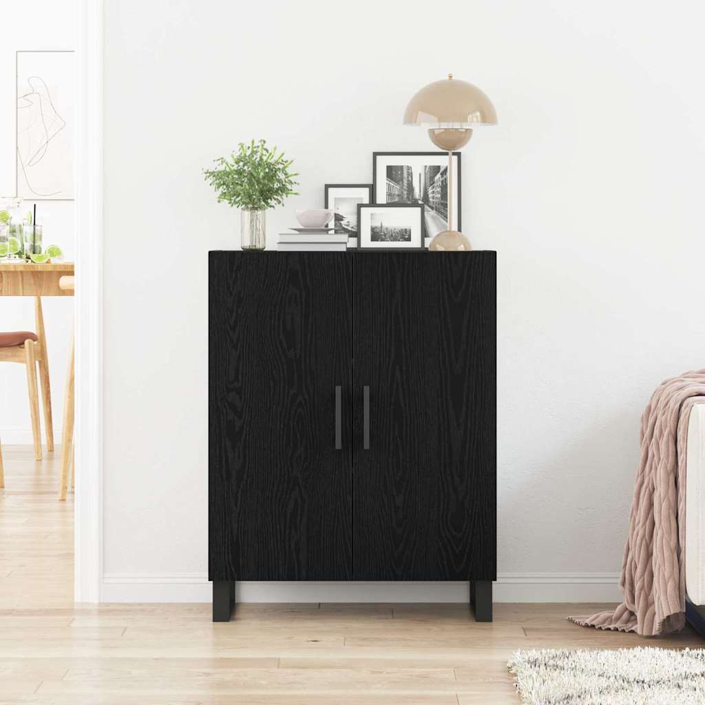 Kreveta Crni hrast 69,5 x 34 x 90 cm Konstruirano drvo